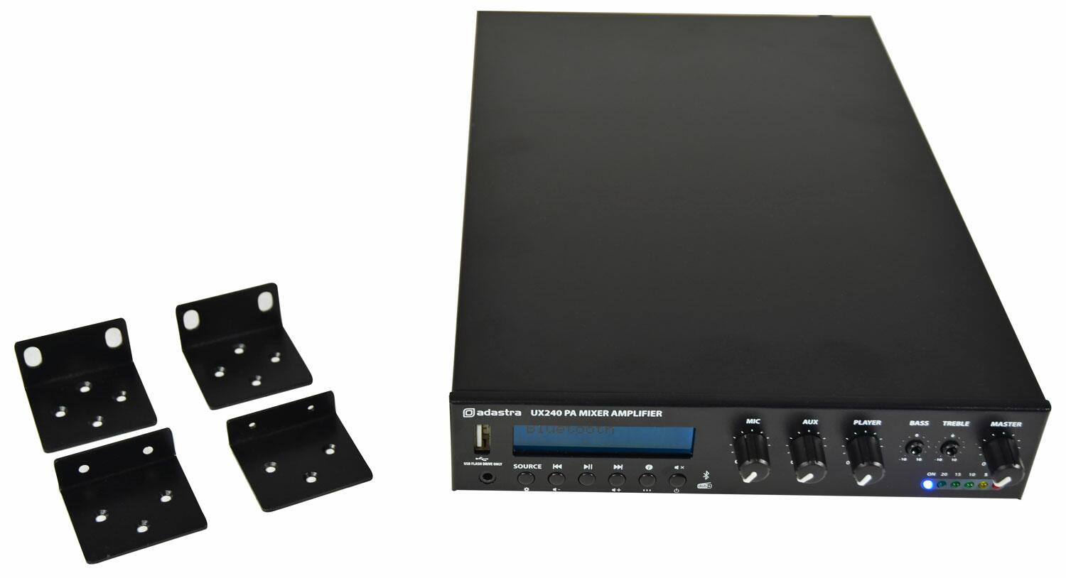 Adastra UX240 Compact 100V Mixer-Amplifier 240W 953.015UK
