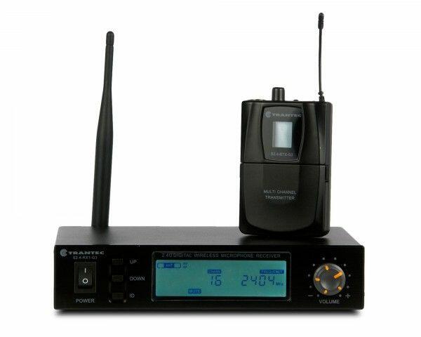 Trantec S2.4BX Lapel Wireless System (S2.4RX1+S2.4BTX+Lapel Mic) 2.4GHz