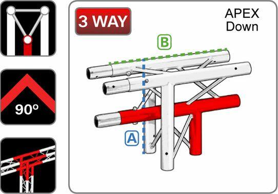 Trilite 2TRJ34 Triangular Truss Junction