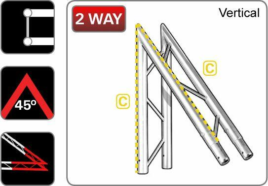 Trilite 1LDJ245V Ladder Truss Junction