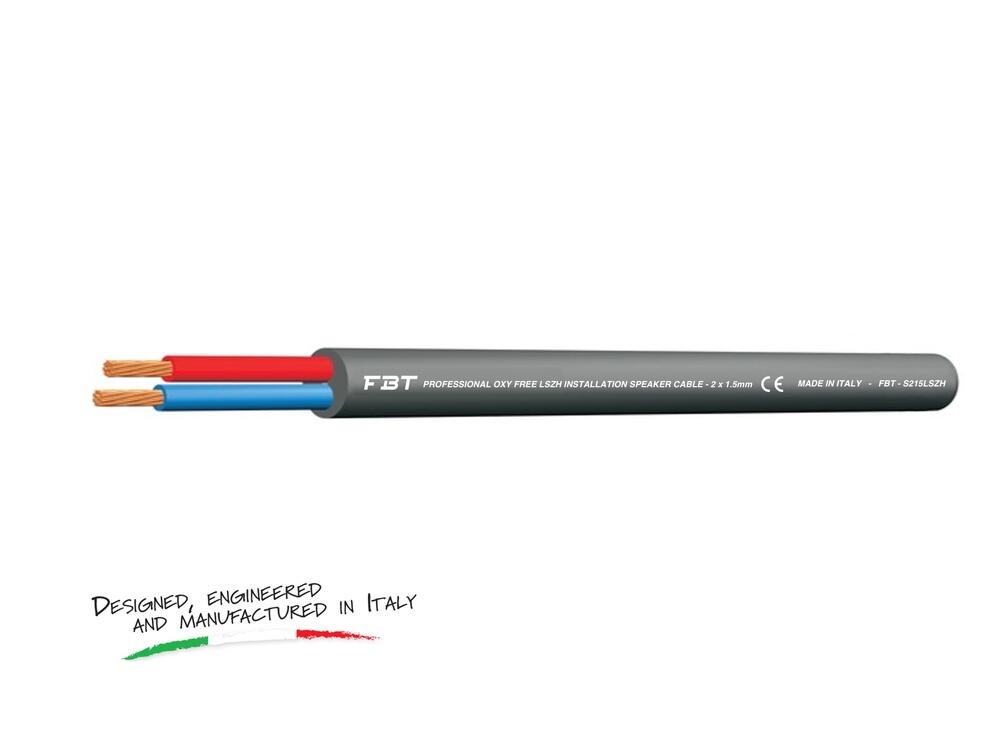 StageCore Professional OFC LSZH Installation Speaker Cable, 2x1.5mm, OD5.8mm BLACK - (33042)