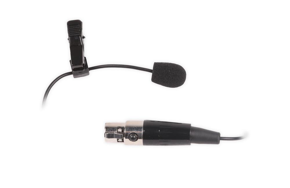 StageCore SLM50T4 Lavaliere Microphone, teminated with 4 pin mini XLR connector BLACK - (89993)