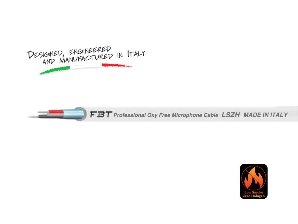 StageCore M422LSZH Professional OFC LSZH Installation Microphone Cable, SEZ 2x025 AWG, White WHITE - (33047)