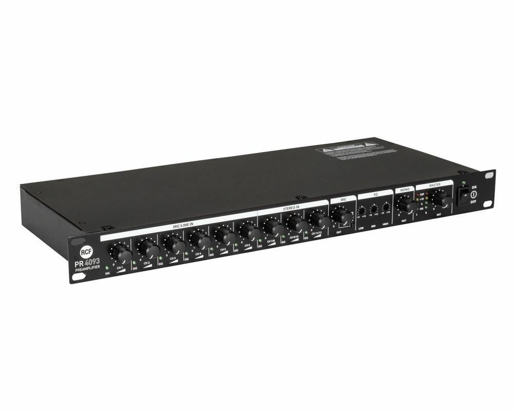 RCF PR4093 Installation Audio Mixer 1U