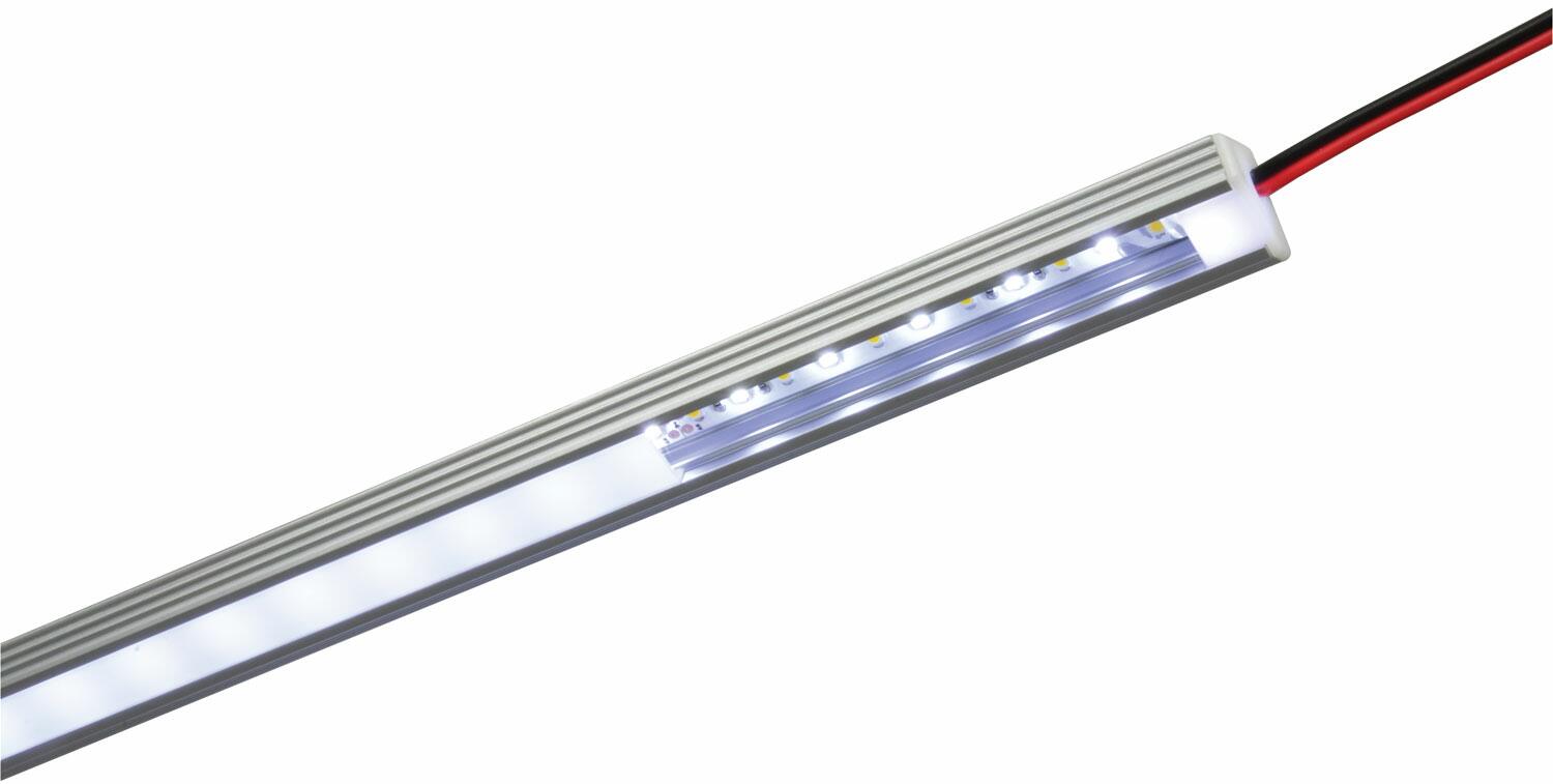 LYYT Aluminium LED Tape Profile 45° Angle 2m Translucent 156.815UK