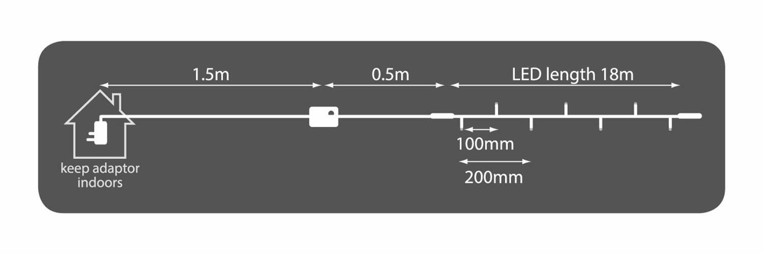 LYYT 180 LED H Duty w/Cont WW 155.407UK