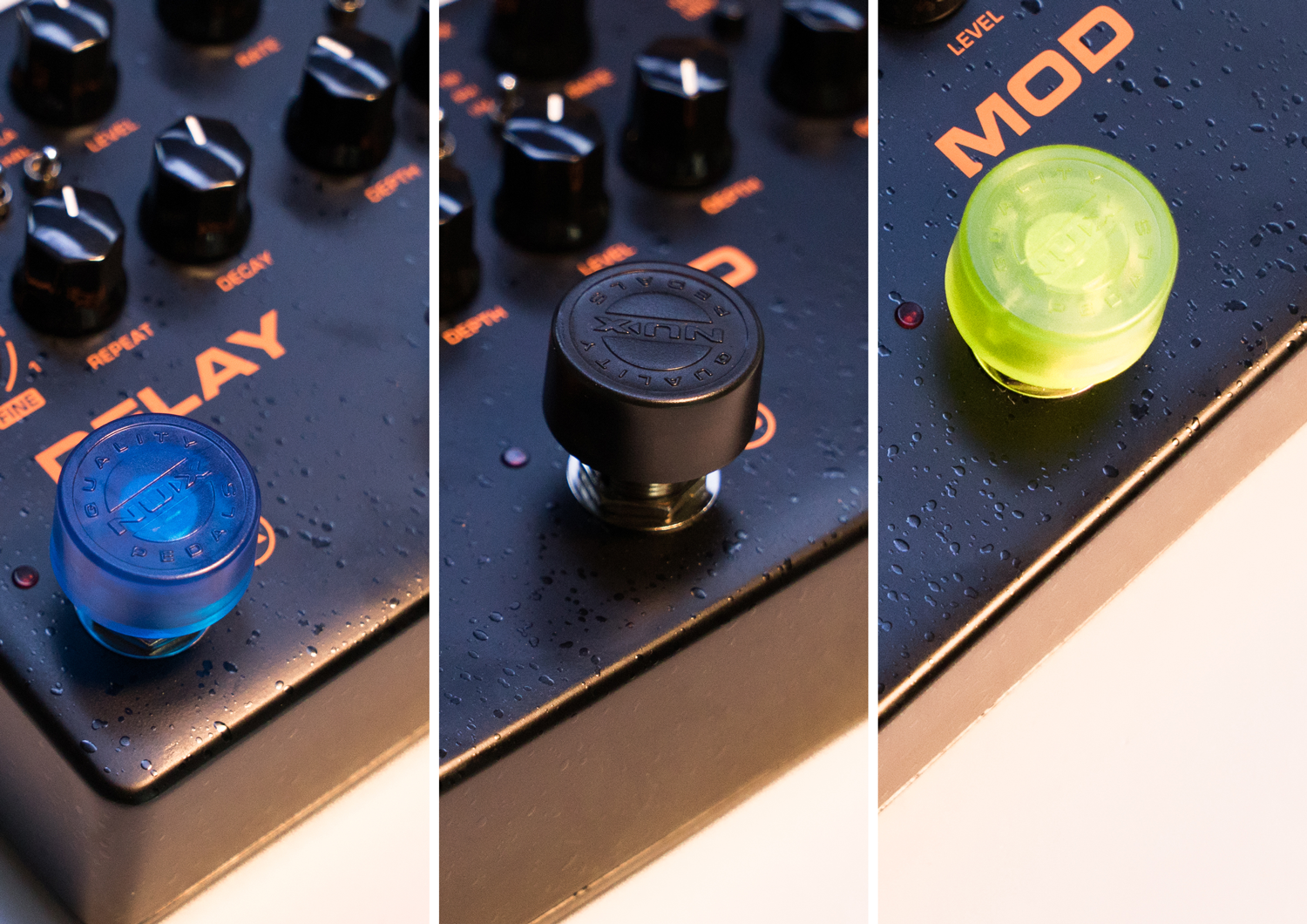 NUX Pedal Toppers - Pack of 5 Colours - 173.075UK