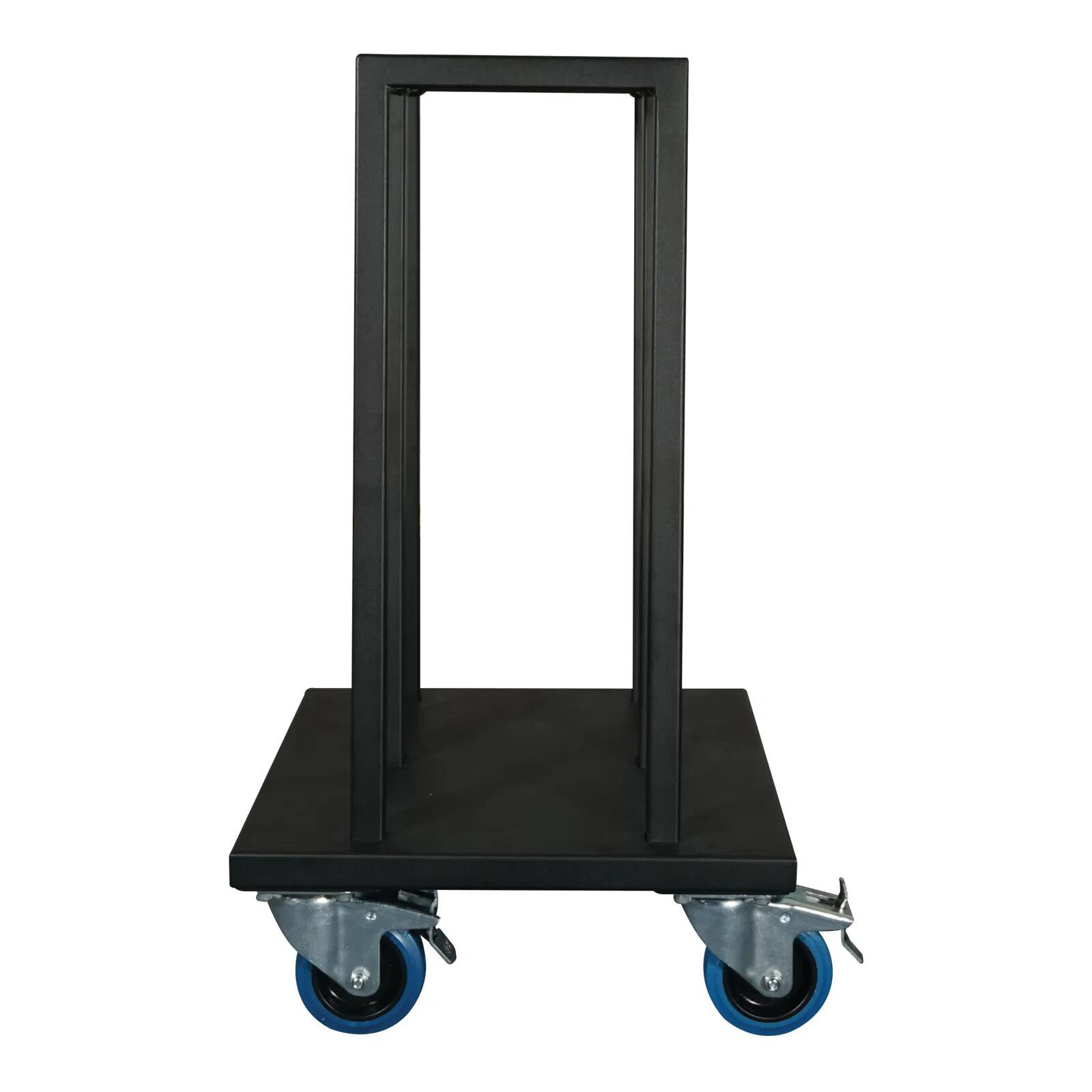 eLumen8 Stage Weight Trolley - Side Empty