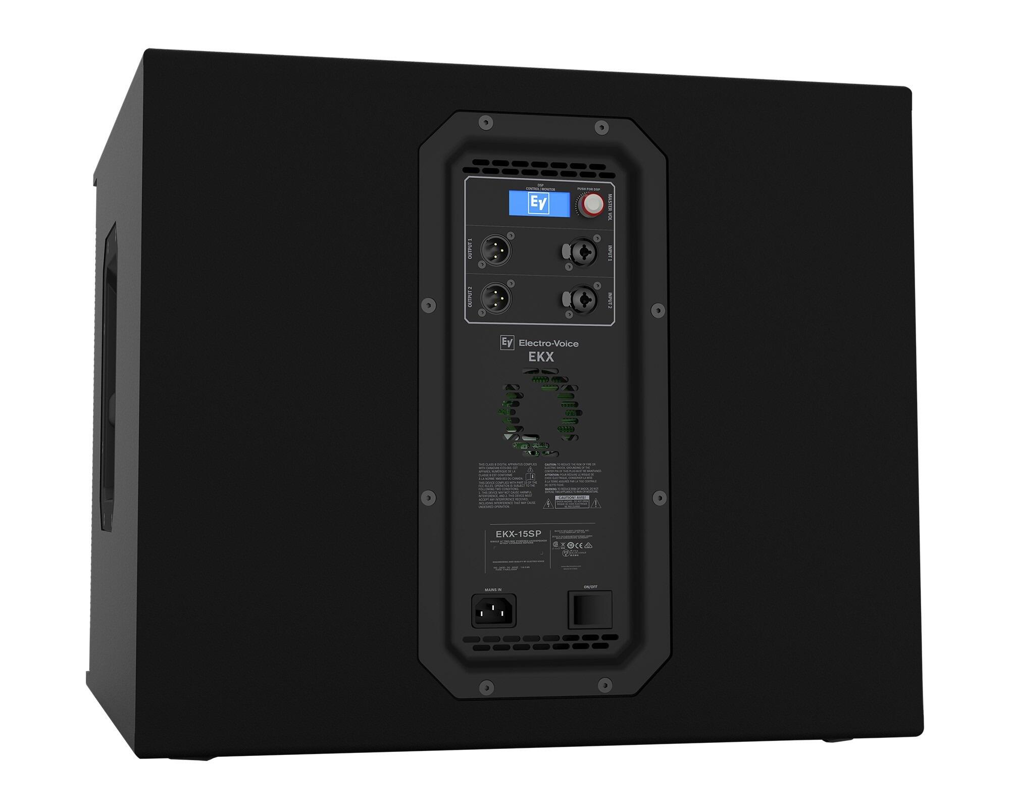 Electrovoice EKX15SP 15" Wood Enclosure Powered Subwoofer 1300W