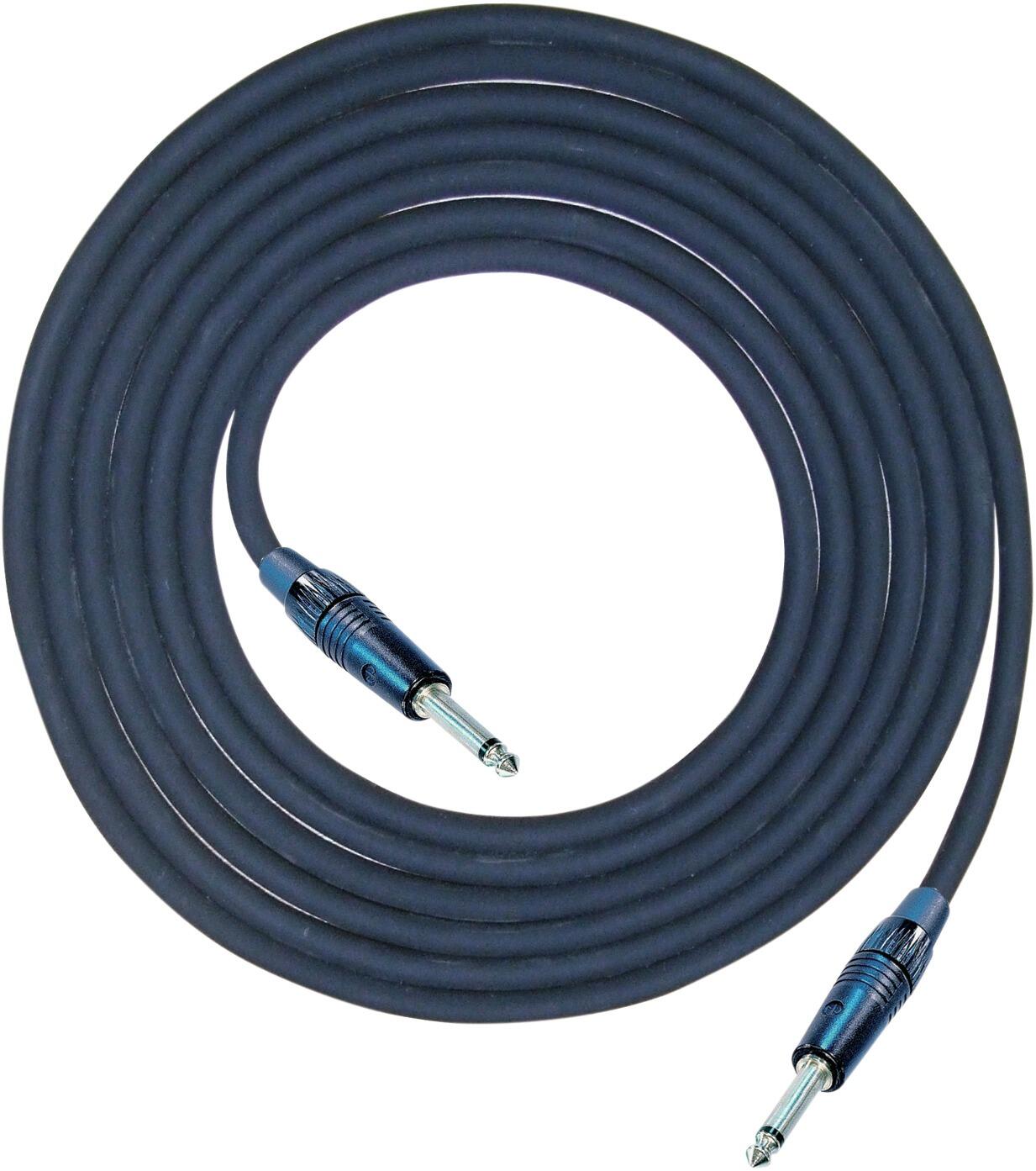 SoundLAB Professional 6.35 mm Mono Jack Plug to 6.35 mm Mono Jack Plug Speaker Lead With Neutrik Jacks and 2x 1.5mm Highflex Cable, G038DB