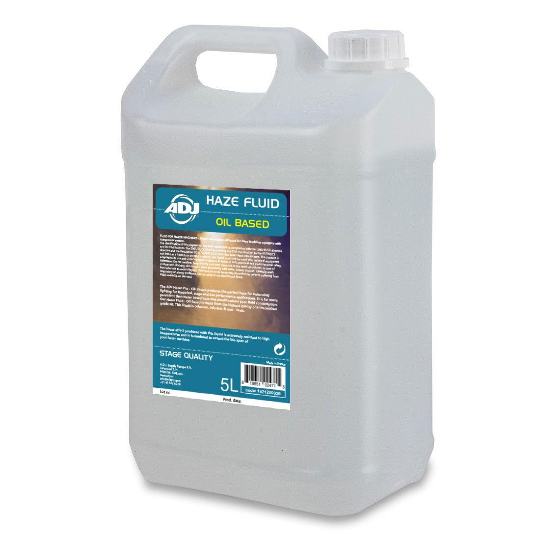 ADJ Haze Fluid Oil Based, Box of 4 x 5 litres