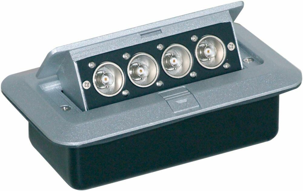 Eagle Pop-Up AV Plate With 4 x BNC Connectors (F267WN)