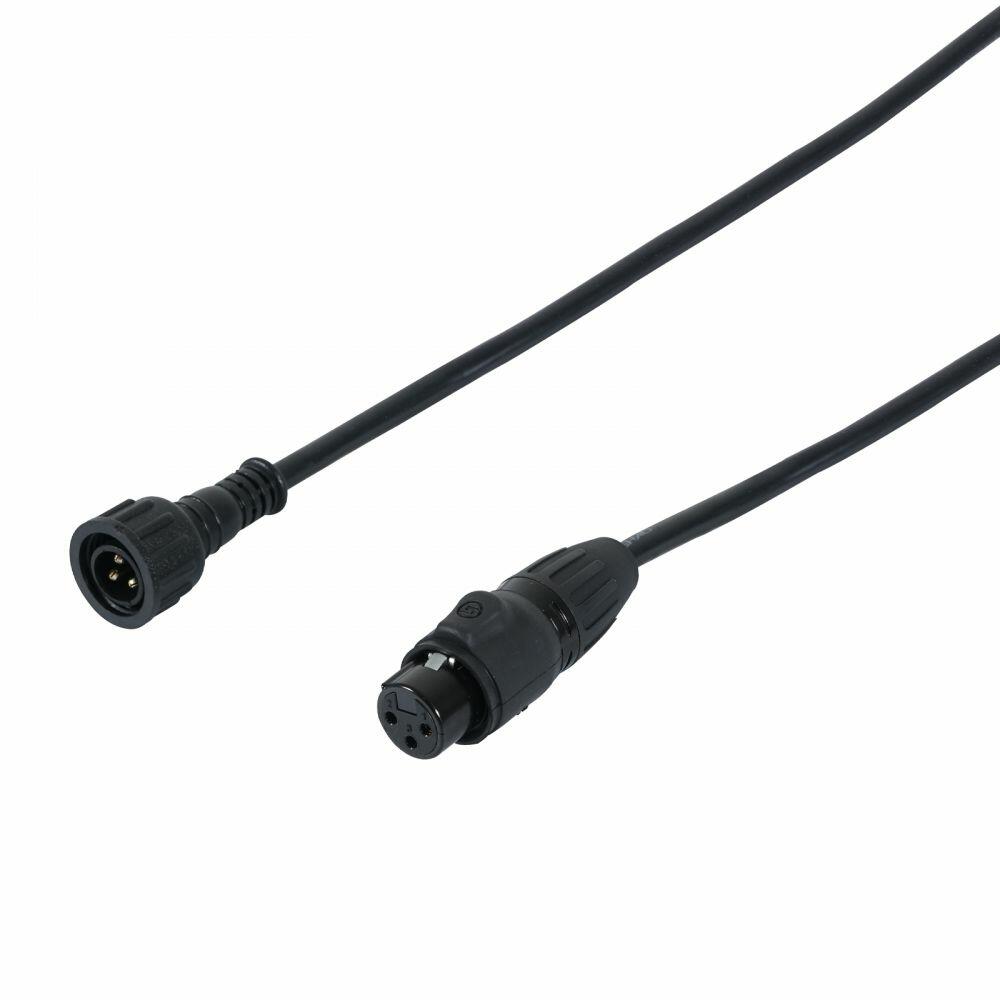 LEDJ DMX Lead, Exterior IP Male to Seetronic IP XLR 3-Pin Female, 10m, CABL529