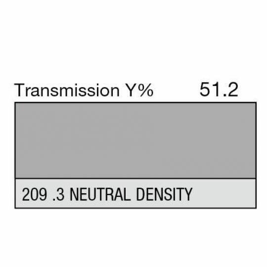LEE Filter 209 .3ND Wide Filter Roll, 7.62m x 1.52m