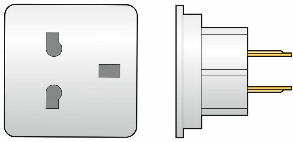 Mercury Travel Adaptor UK to USA/Australia - 429.787UK