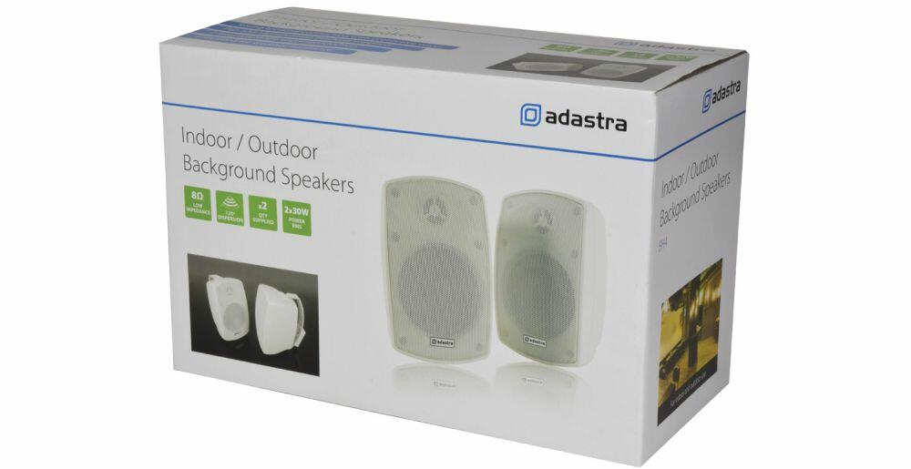 Adastra BH4-W Loudspeaker Indoor/Outdoor pair white - 100.918UK