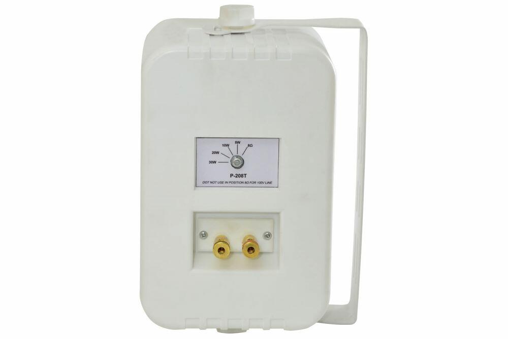 Adastra B30V-W 100v Line LoudLoudspeaker, 4", 30w, WHITE, Pair - 952.888UK