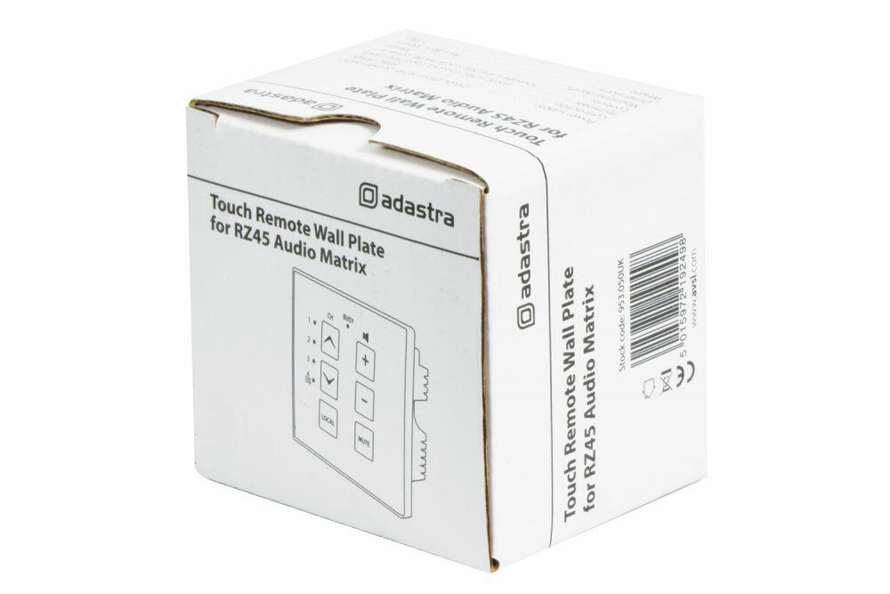 Adastra TR86 Touch Wall Remote for RZ45 Audio Matrix - 953.050UK