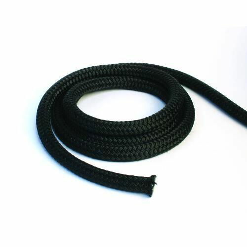 Doughty T63780 - Black 8mm Hauling Line - Pre Stretched 200m Reel