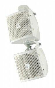 TOA BS-301W Compact Satellite Speaker System, 4 x satellites plus 1 x Sub, White
