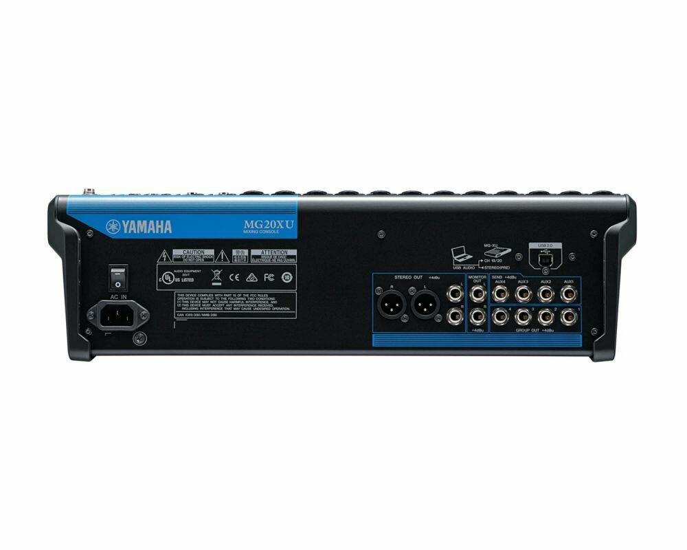 Yamaha MG20XU 20:6 Mixer 12-Mono 4-Stereo i/p +16 D-PRE Mic Pre SPX