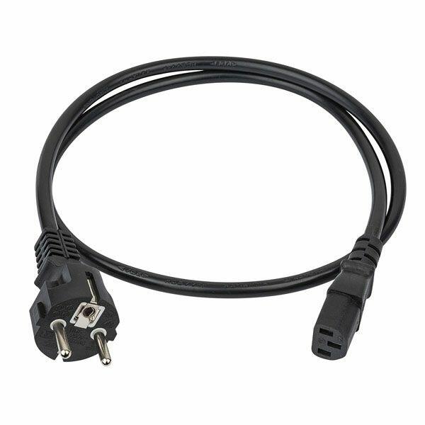 DAP IEC C13 to Schuko Male lead, 1m