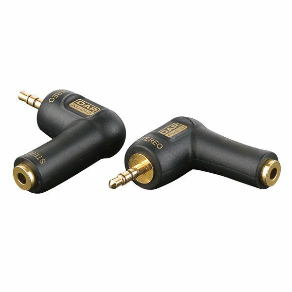 DAP 3p mini-Jack M/ 3p mini-Jack F adapter 90√âˆ