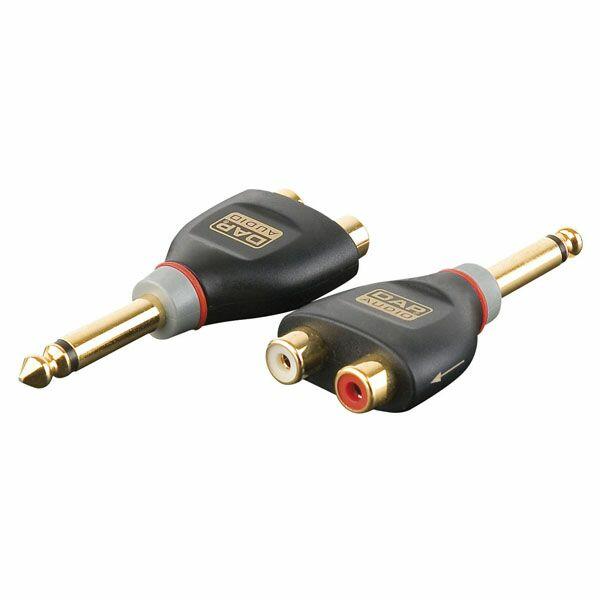 DAP 2p Jack M/2x RCA F adapter