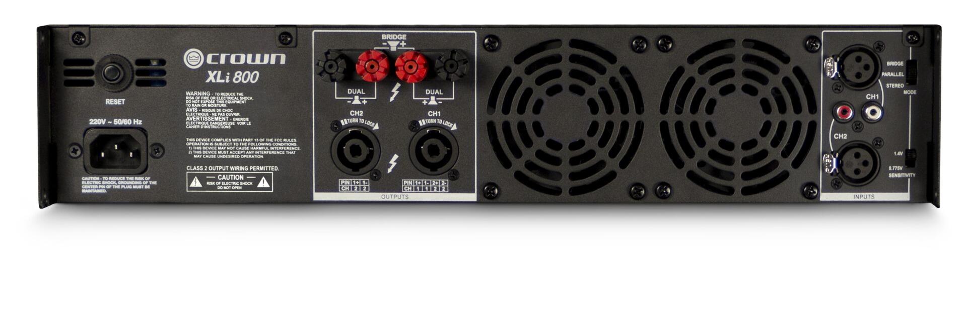 Crown XLi800 Power Amplifier