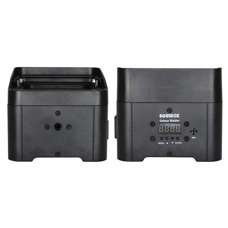Equinox Colour Raider Uplighter Pack, 4 x 4 watt RGBW LED - EQLED038
