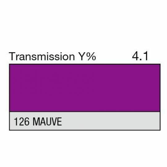 LEE Filter 126 Mauve Filter Sheet, 21 x 48