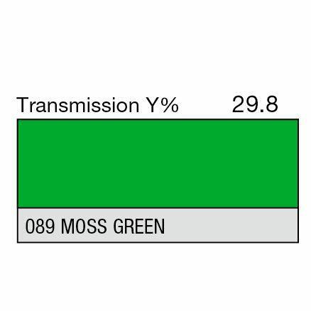 LEE Filter 089 Moss Green Filter Roll, 7.62m x 1.22m