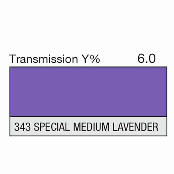 LEE Filter 343 Special Medium Lavender Filter Roll, 7.62m x 1.22m