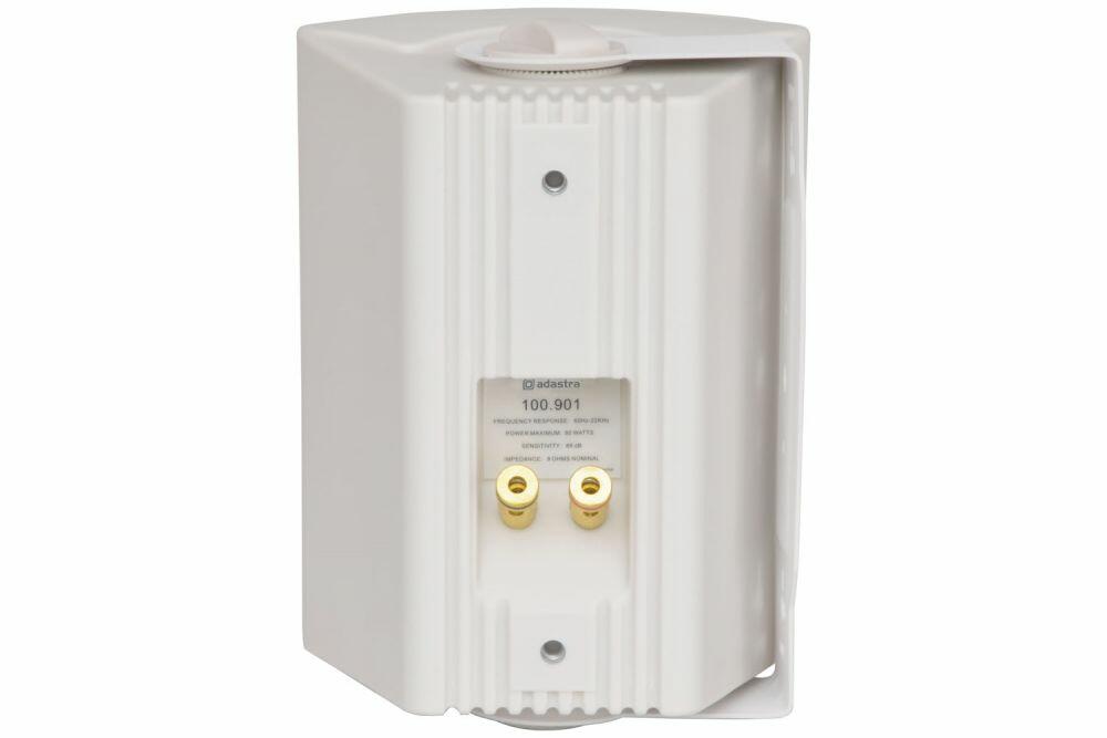 Adastra BC4W 4inch Stereo Loudspeaker White Pair - 100.901UK