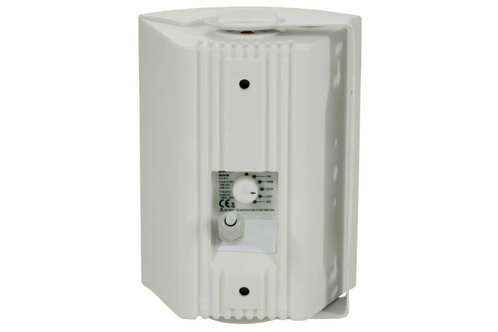 Adastra BP4V-W 100v 4" Background Music Loudspeaker, White - 952.812UK