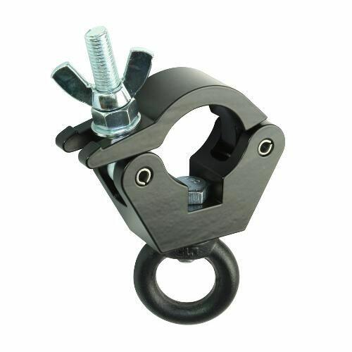Doughty T58015 - Slimline Hanging Clamp, M12 Eyenut - Black