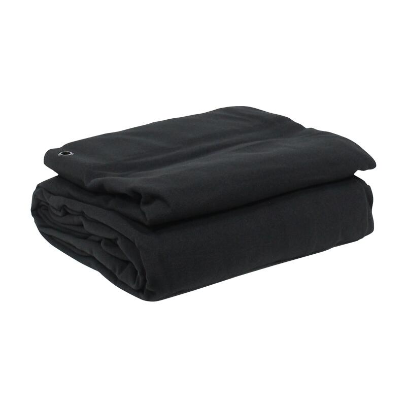 LEDJ Black Serge Drape, 2m x 6m, STAR36