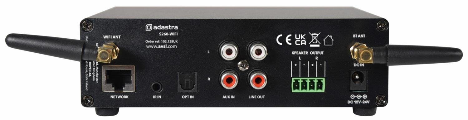 Adastra S260 WiFi Internet Streaming Amplifier 103.128UK
