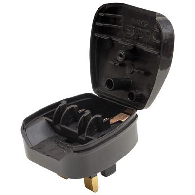 Eagle Euro 2 Pin to UK Fused 3 Pin Converter Plug, F318EWB