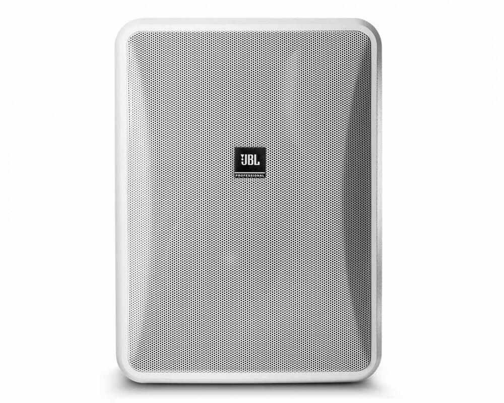JBL Control 28-1L-WH Loudspeaker Two-way 8 speaker, White