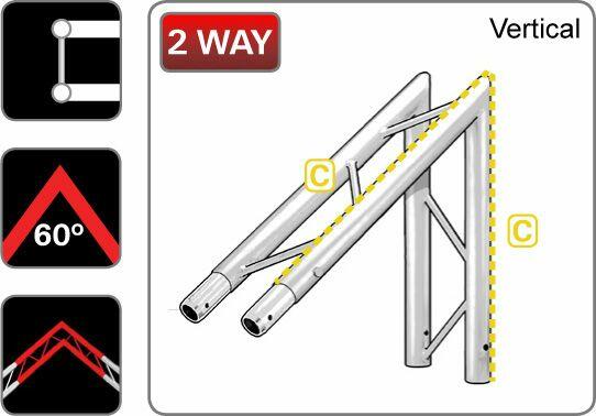 Trilite 1LDJ260V Ladder Truss Junction