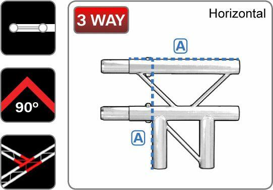 Trilite 2LDJ3H Ladder Truss Junction