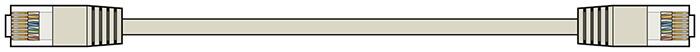 AV:Link Cat5e Patch Lead UTP RJ45 plug to RJ45 plug - 2m - 113.152UK
