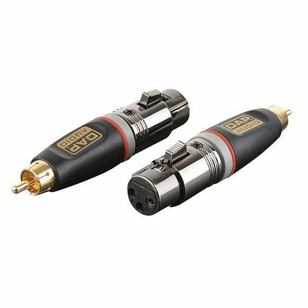 DAP 3p XLR F/ RCA M adapter