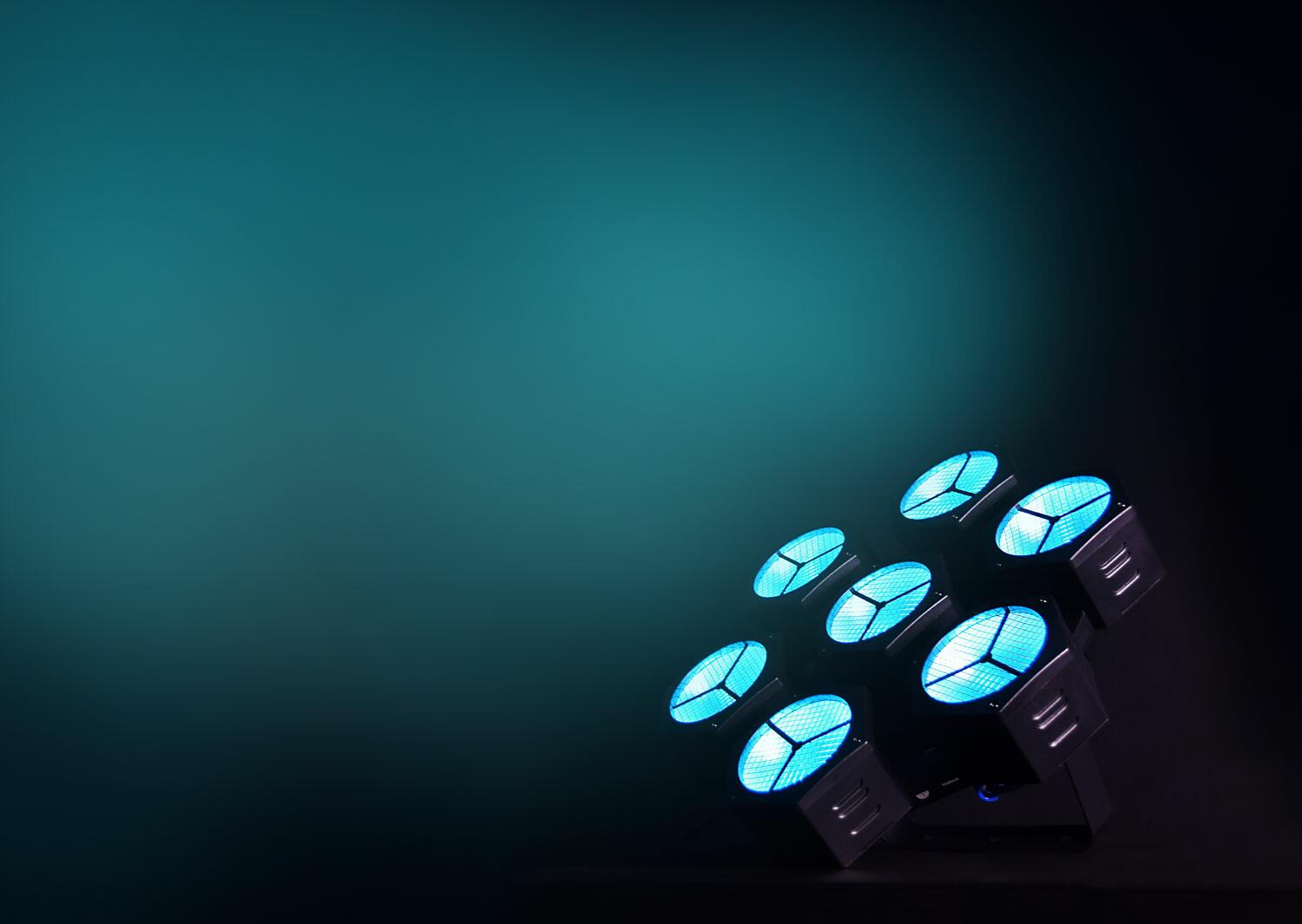Citronic CosmoPAR, 7 x 40w COB LED RGBW PAR Light 154.075UK