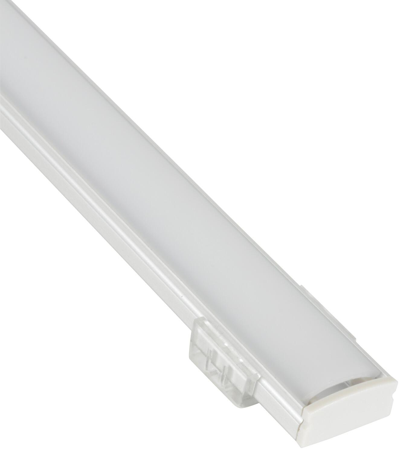 LYYT Aluminium LED Tape Profile Short Crown 2m Frosted 156.817UK