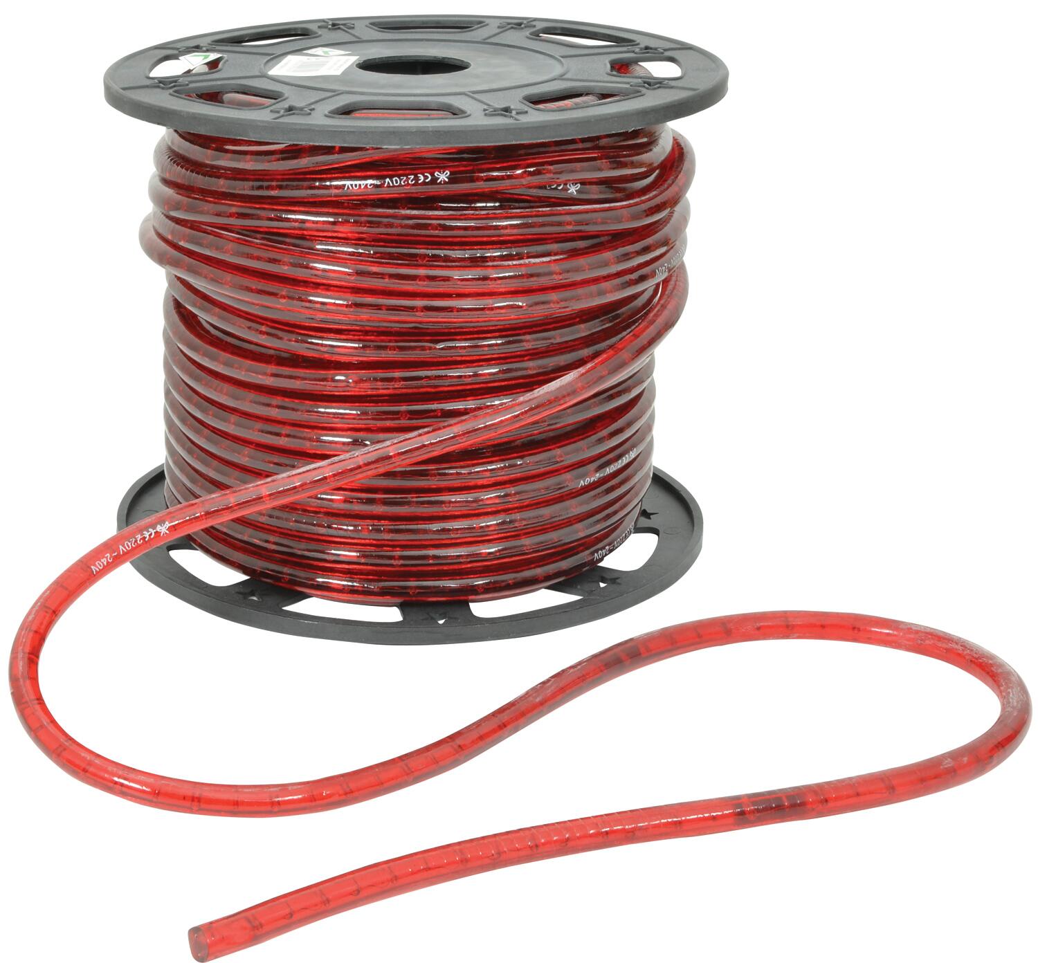 LYYT Rope light, 230V, 45m reel, red - price per m 155.010UK