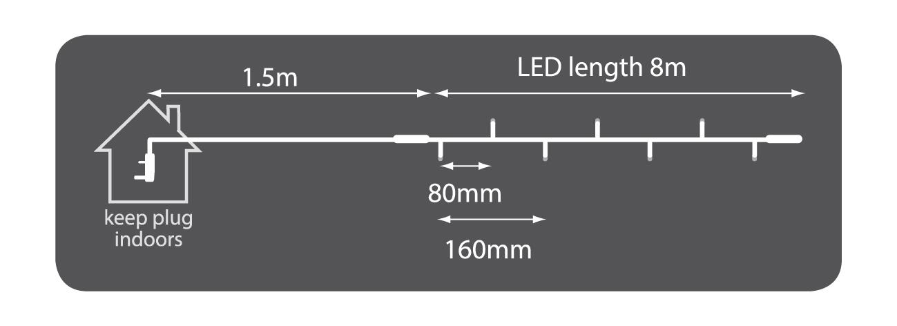 LYYT 100 LED H Duty Static Conn CW 155.442UK