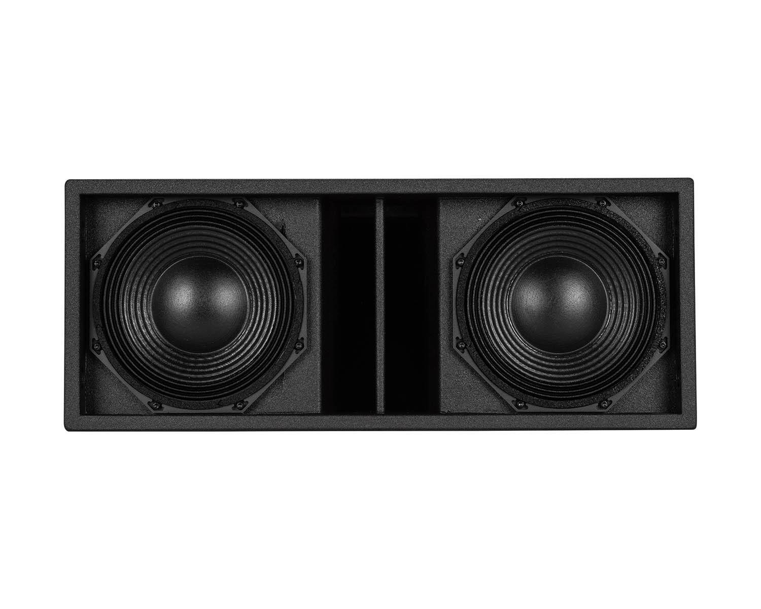 RCF TT808-AS, 2 x 8" Active High-Power Subwoofer 1000w Black