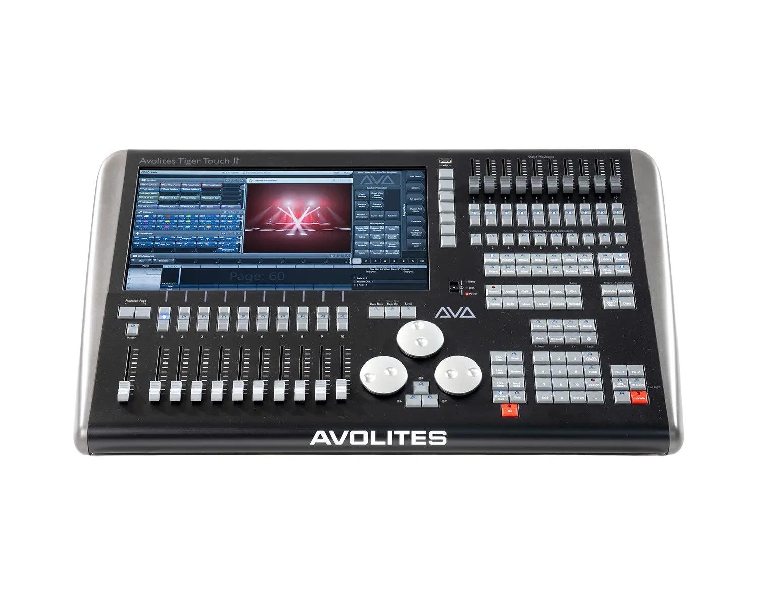 Avolites Tiger Touch 2 BUNDLE, BLACK Lighting Console, Case, Cover & Lamp